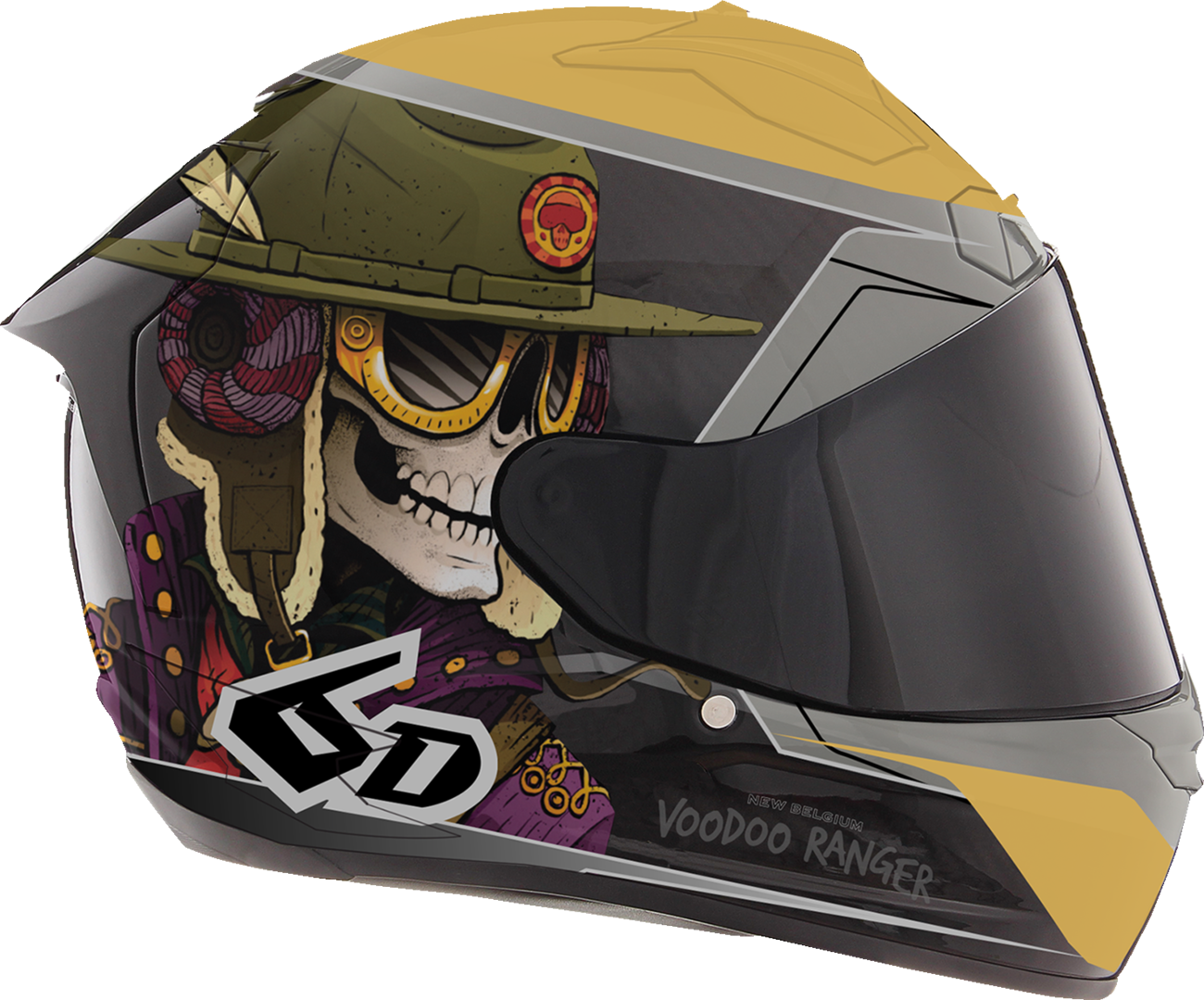 ATS-1R Helmet - Voodoo Ranger - Gloss Black/Gold - 2XL