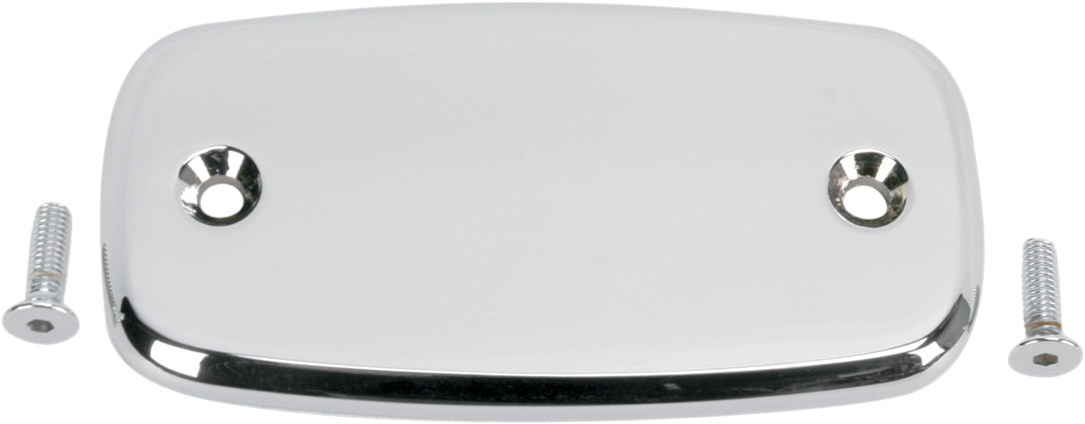 Master Cylinder Cover - Smooth - Honda/Yamaha - Chrome