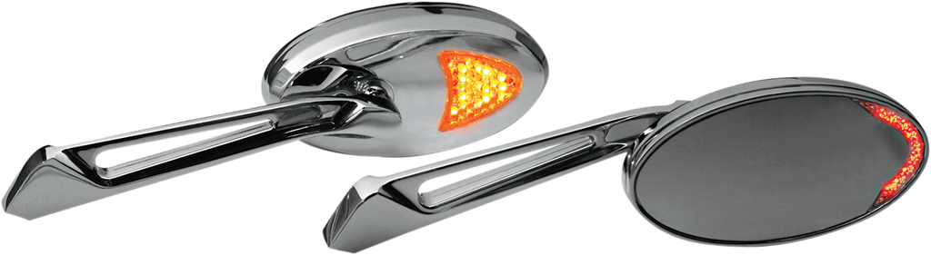 Mirrors - Custom/LED - Side View - Black - Each