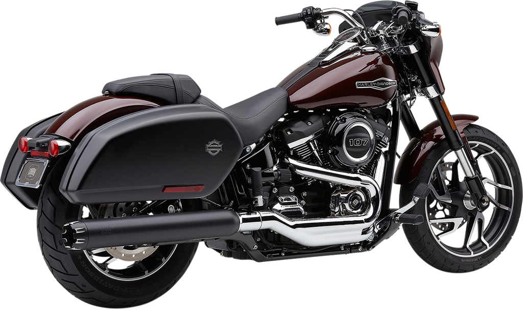 Dual Cut Muffler for FLSB - Chrome