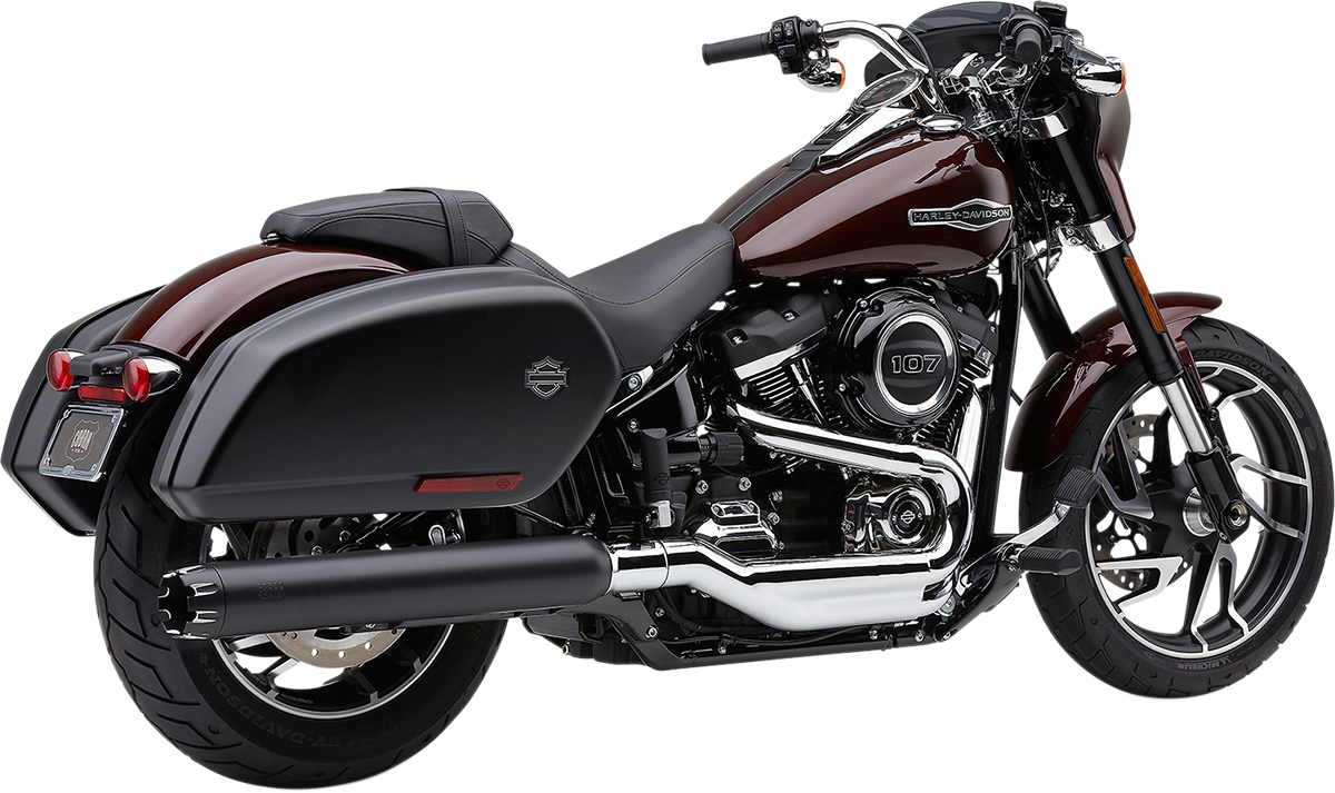 Dual Cut Muffler for FLSB - Chrome