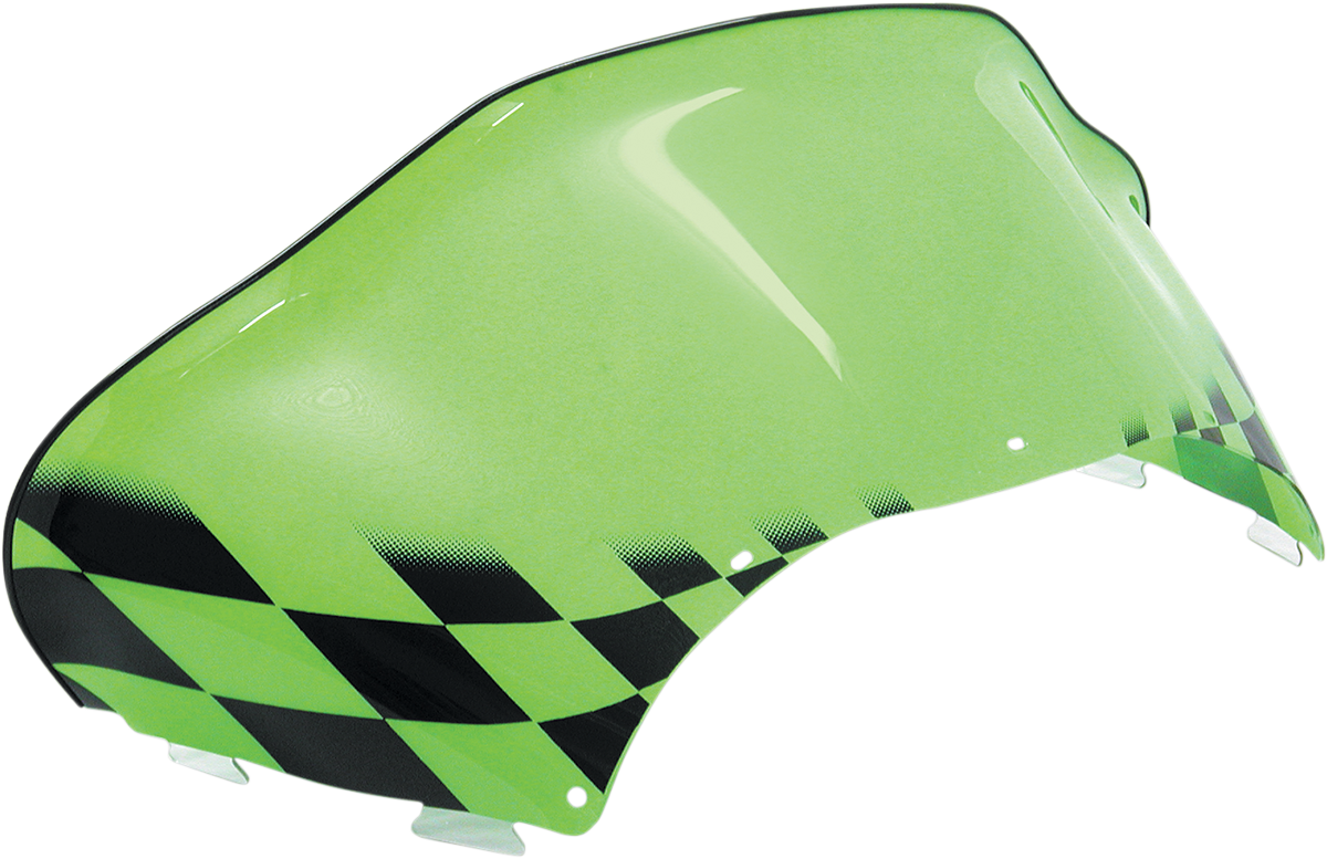 Windshield - Black/Smoke Checkered - Ski Doo