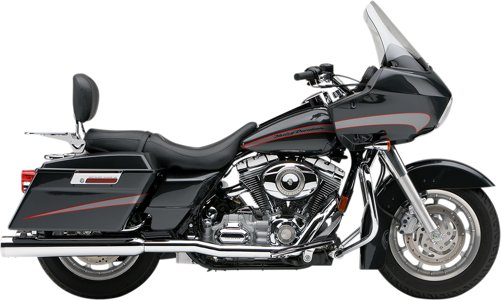 True Dual Headpipes - Black - '95-'06 FL