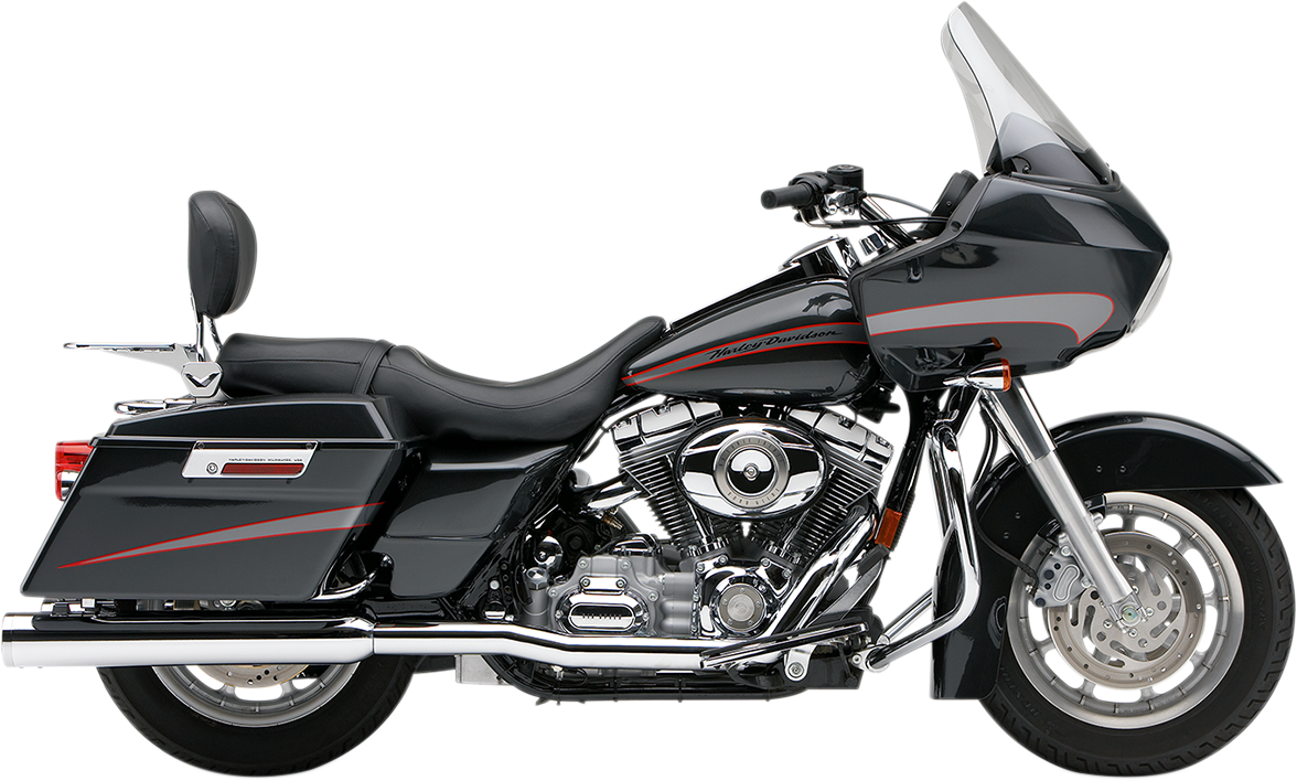 True Dual Headpipes - Black - '95-'06 FL