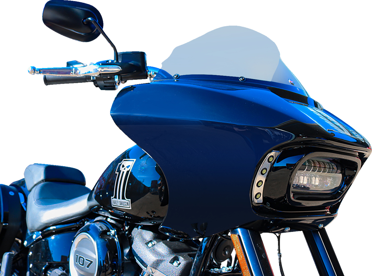 Sharknado® Fairing - 9" Windshield - Harley Davidson