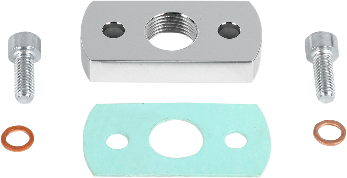 Fuel Valve Adapter Plate - 3/8" NPT - Blank
