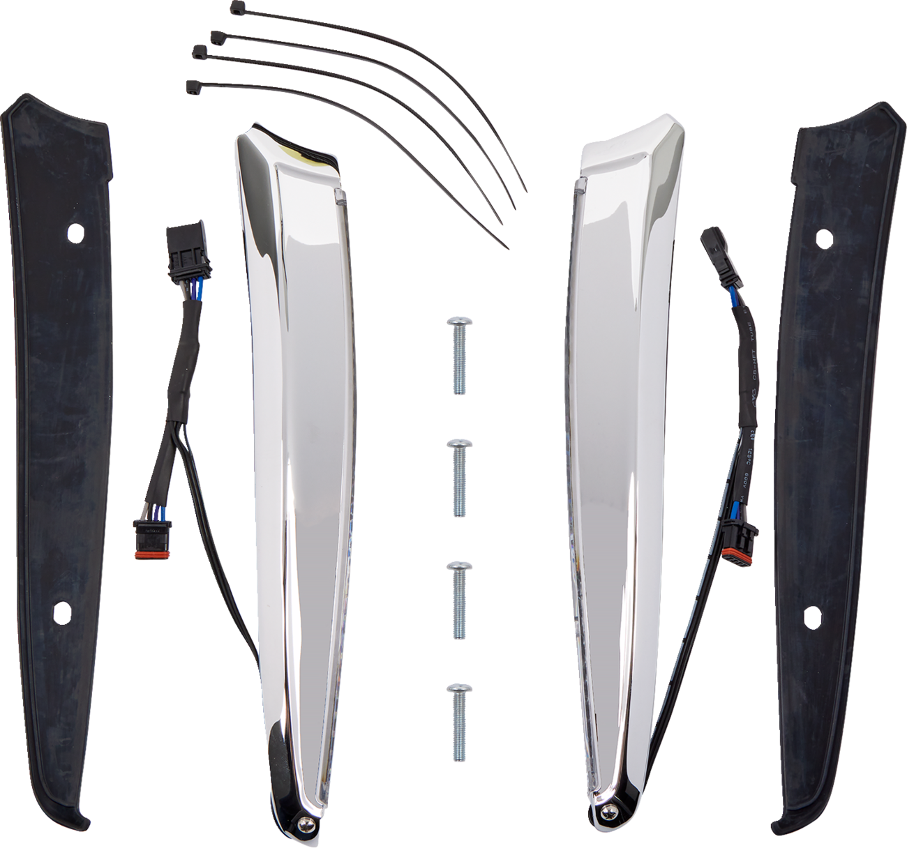 LED Windshield Trim - Black - FLTR