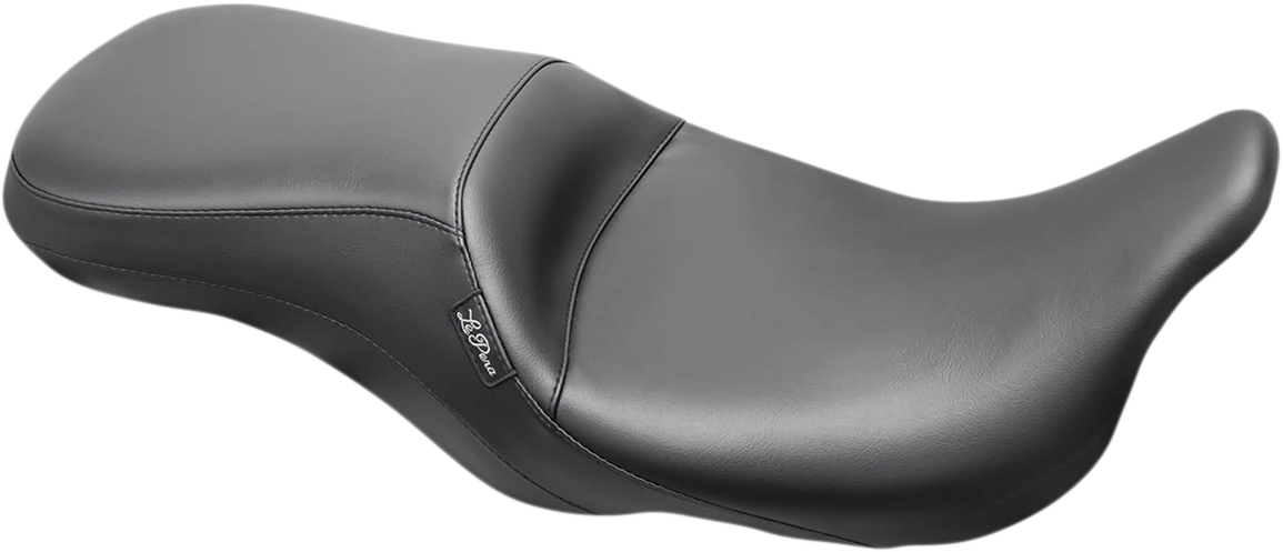 Outcast Seat - Full-Length - With Backrest - Smooth - Black - FL '08-'23