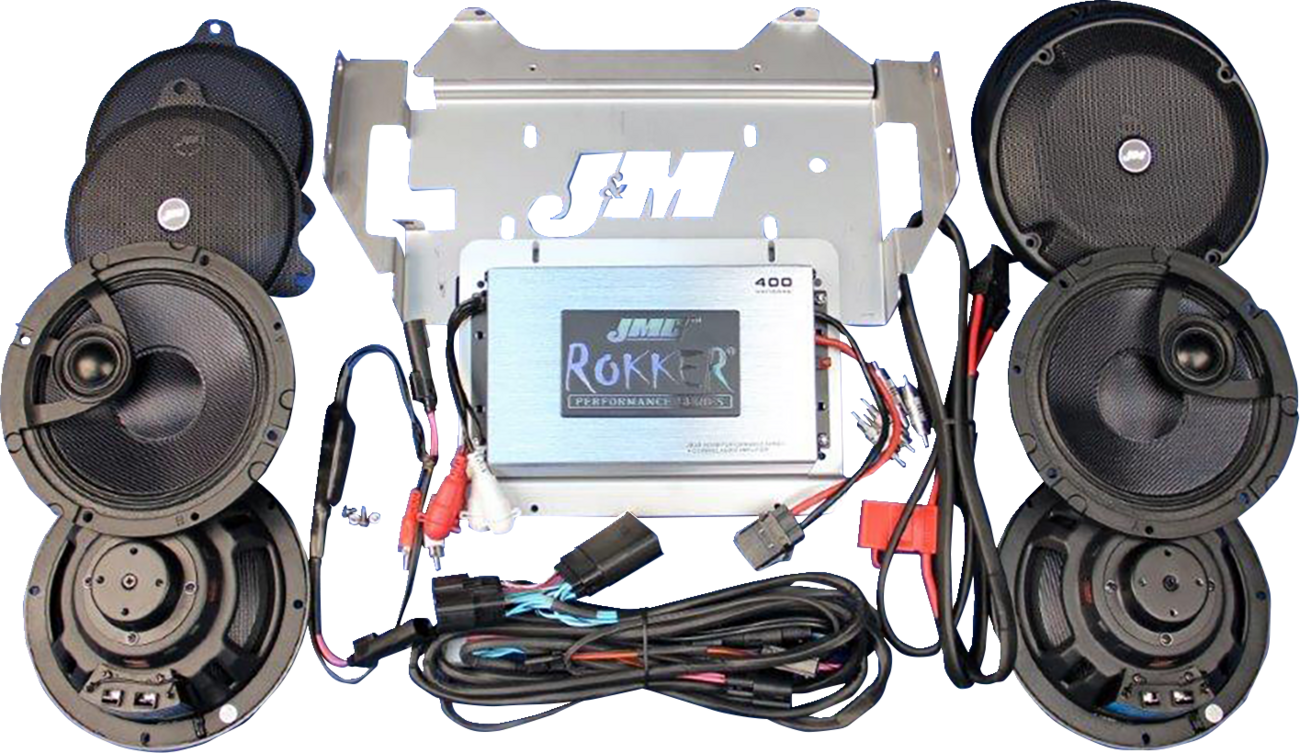 400 W 4-Channel Amplifier/Speaker Kit -'16-'23 FLTRU/FLTRK