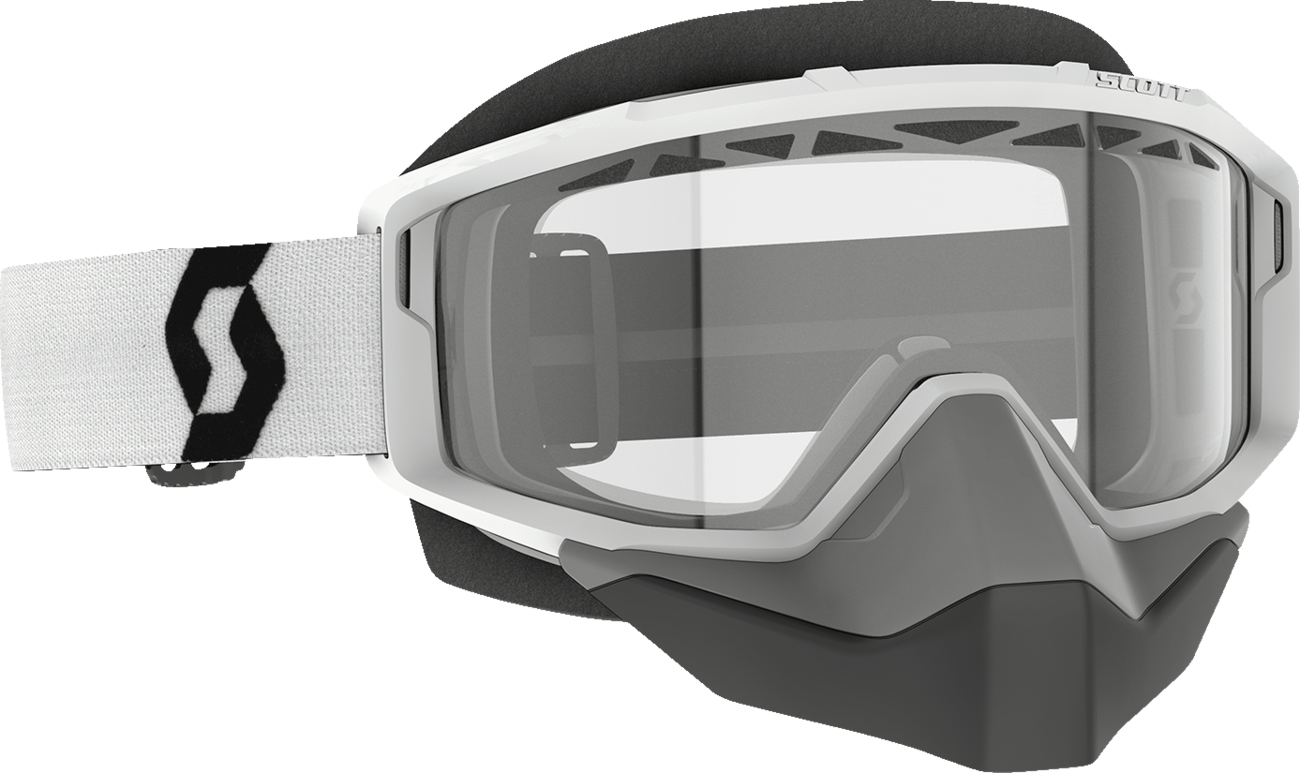 Primal Snow Cross Goggle - Blue/White - Dual Pane - Blue Lens