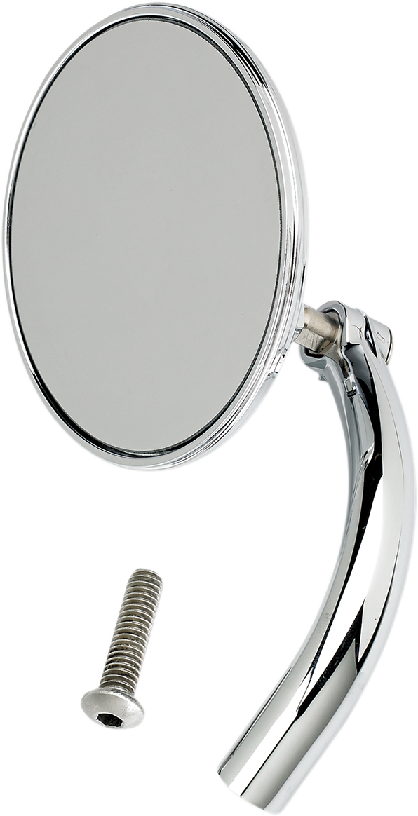 Mirrors - Utility - Side View - Rectangle - Perch - Chrome - Pair