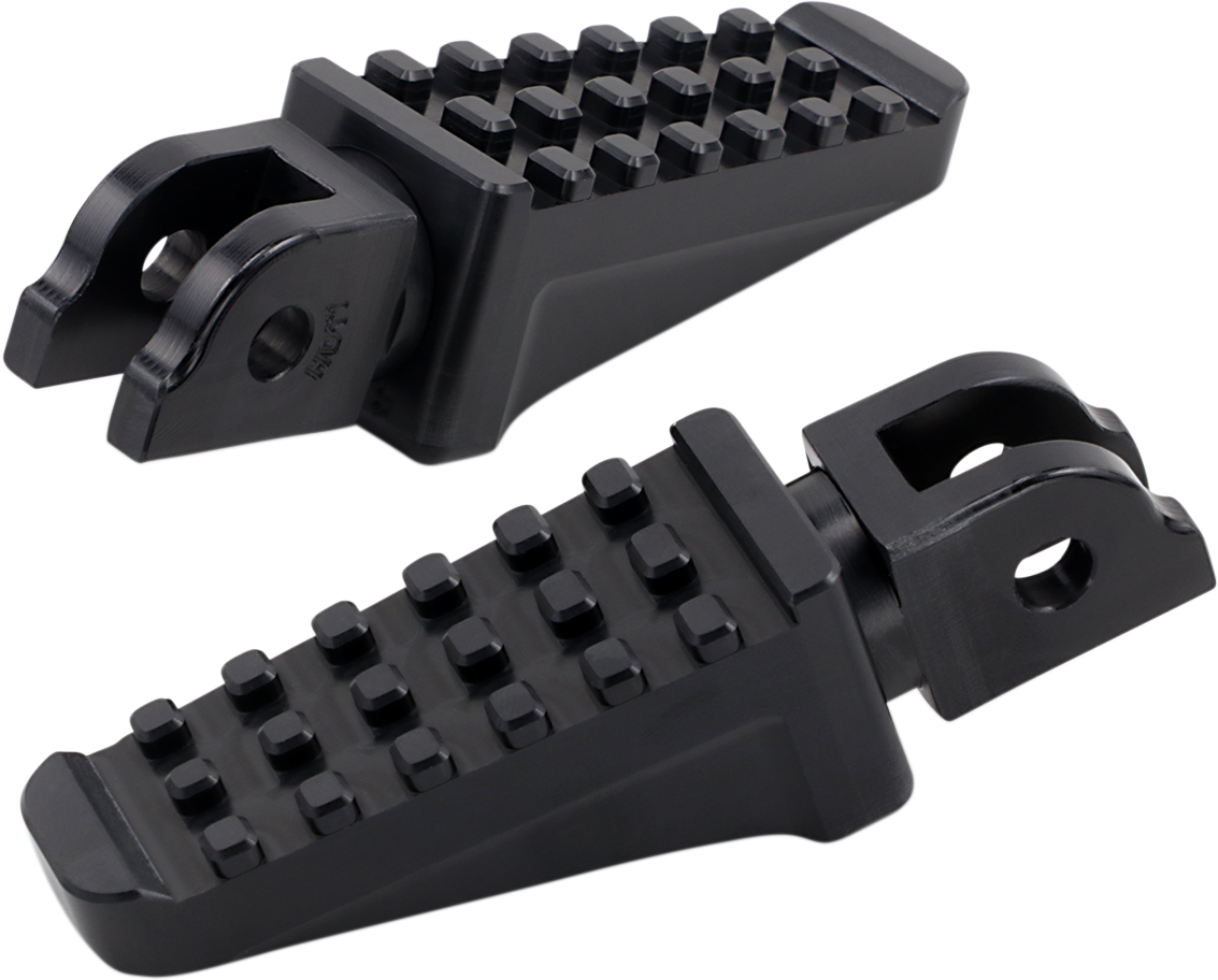 Passenger Road Racing Pegs - Black - M8 Softail