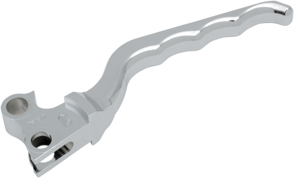Billet Aluminum Clutch Lever - Grooved - Black