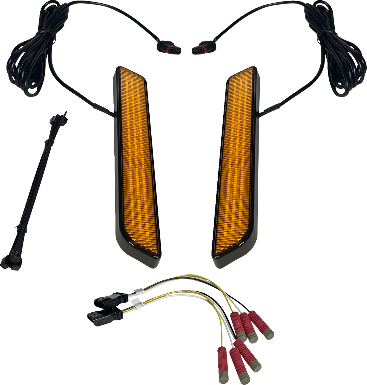 LED Fork Light - Smoke - Black