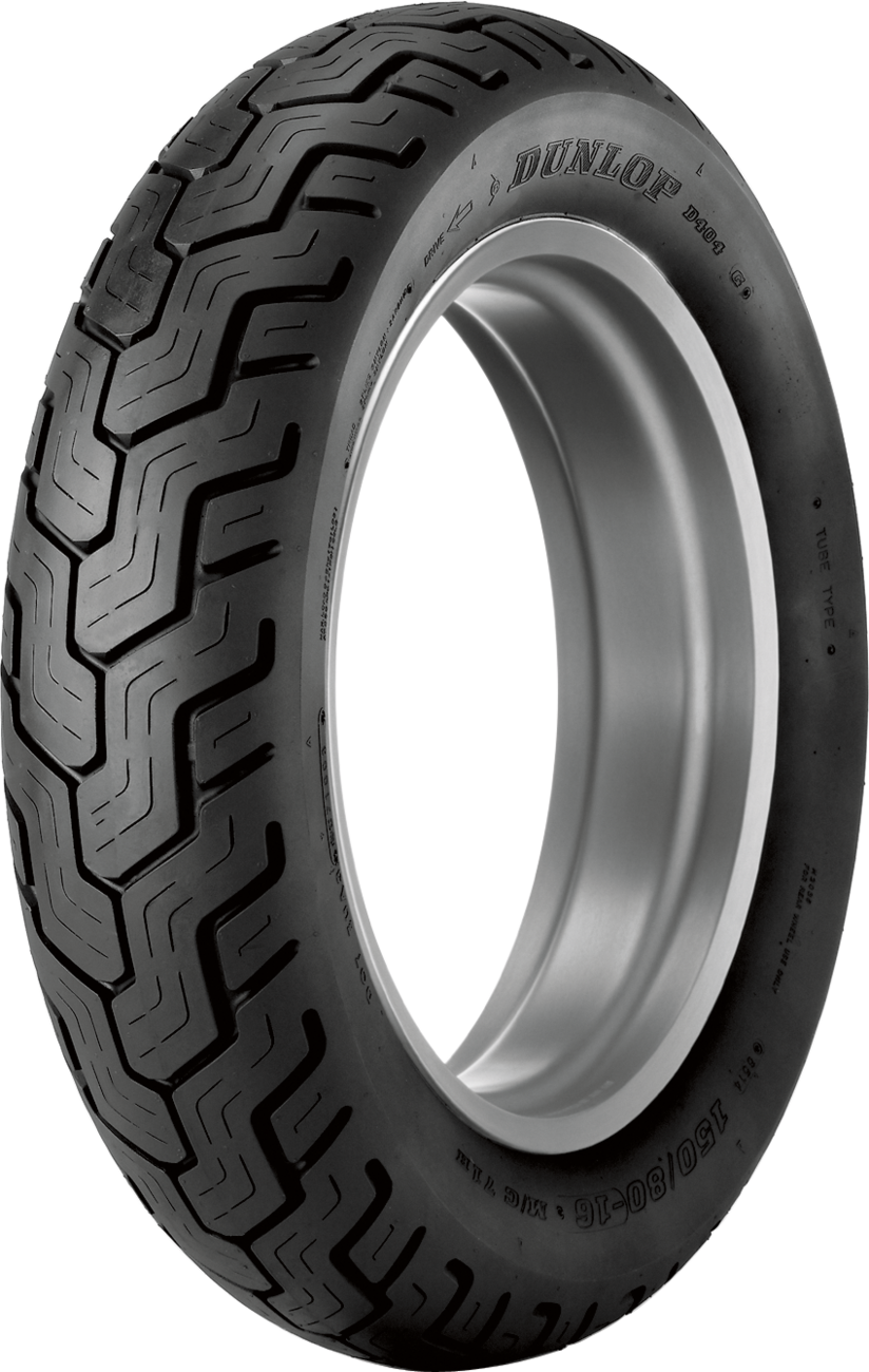 Tire - D404 - Rear - 150/90-15 - Wide Whitewall - 74H