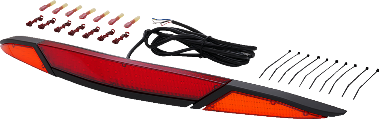 LED Trunk Light - Amber/Red Lens - Chrome - GL1800