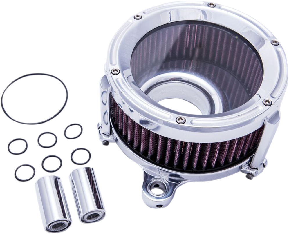 Assault Charge High-Flow Air Cleaner - Gloss Black