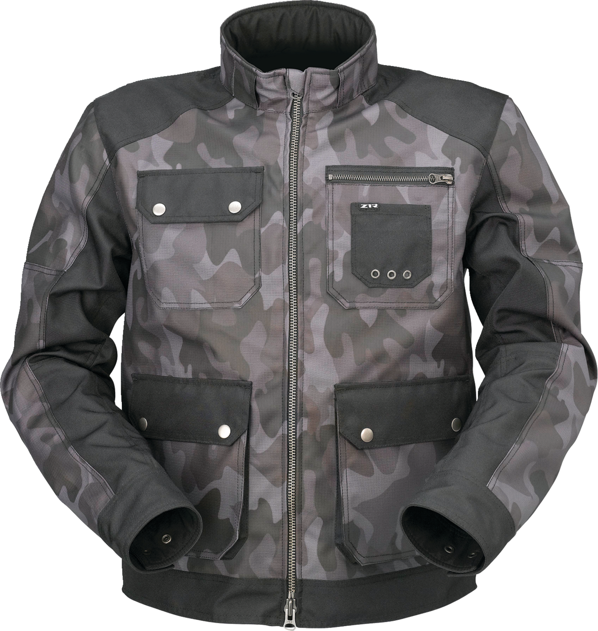 Camo Jacket - Camo Gray/Black - 5XL