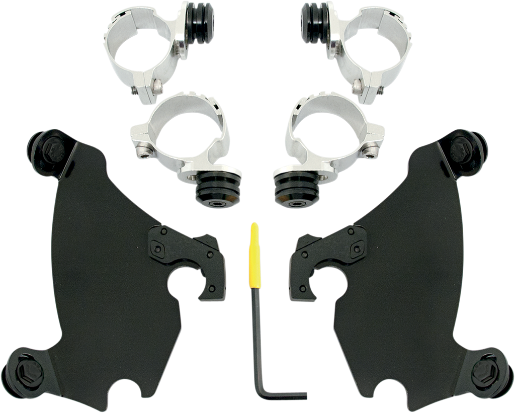 Gauntlet Mounting Kit - Black - XL883