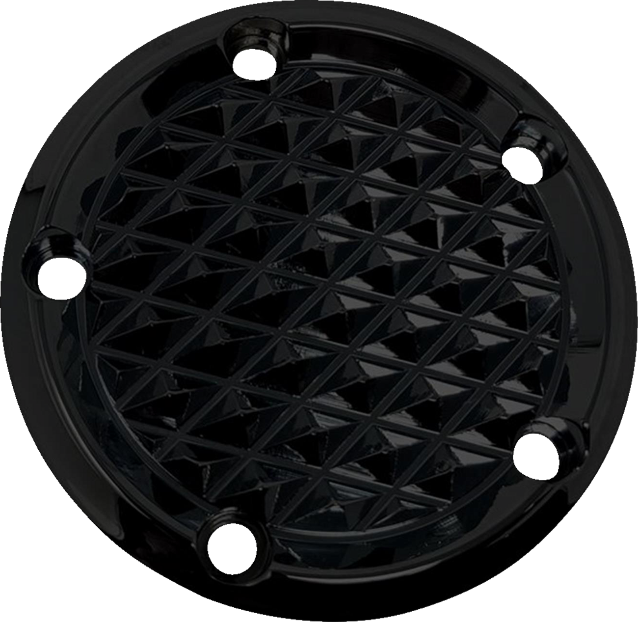 Points Cover - Diamondback - Chrome - Twin Cam