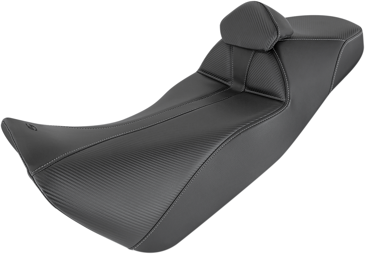 Adventure Tour Seat - Low - Lumbar Backrest - Black - R1200GS '13-'23