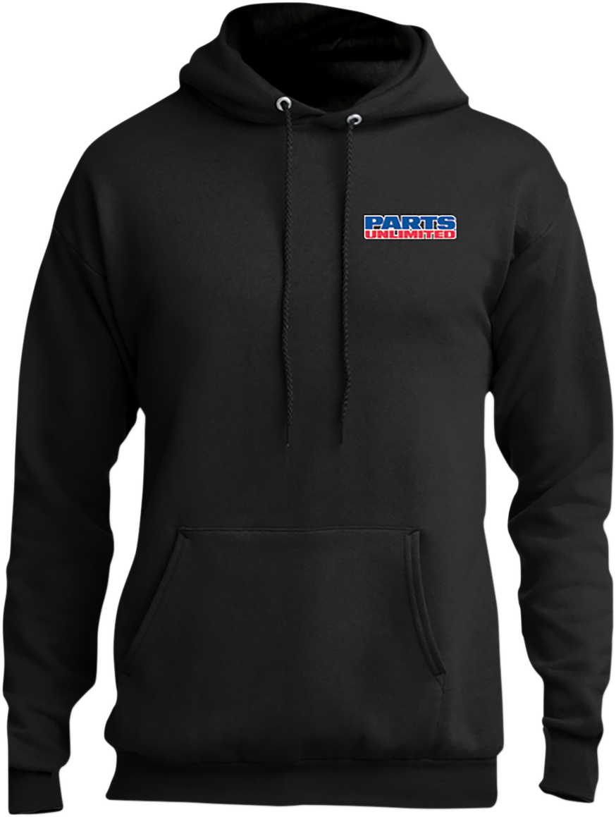 Parts Unlimited Hoodie - Black - 4XL