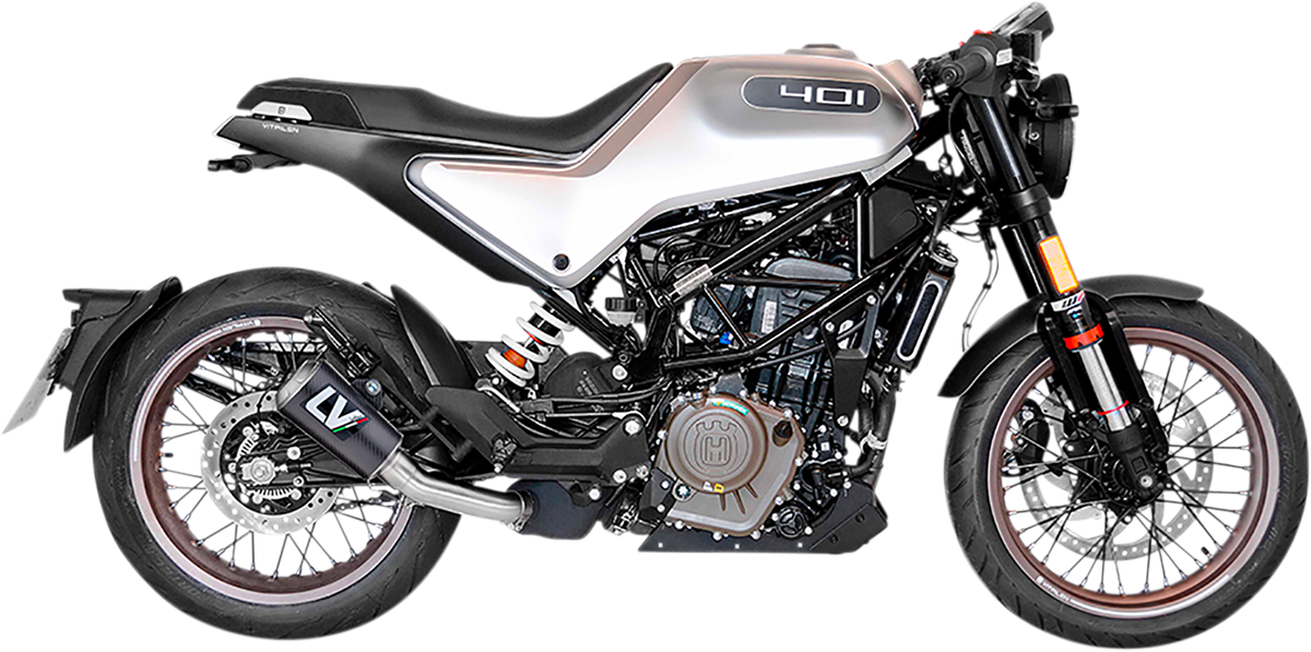 LV-10 Slip-On Muffler - Carbon Fiber
