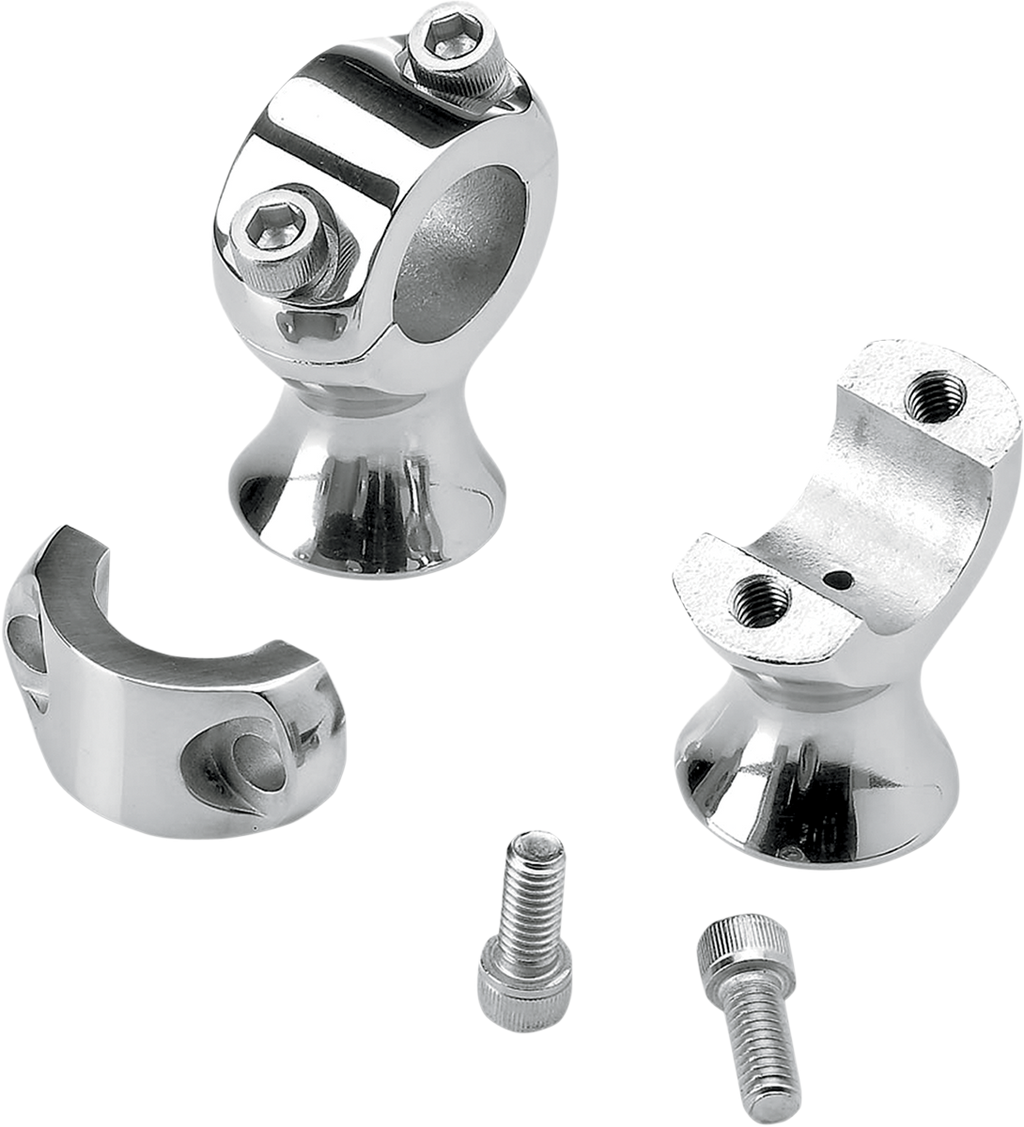 1-3/4" Slimline Handlebar Risers - Black