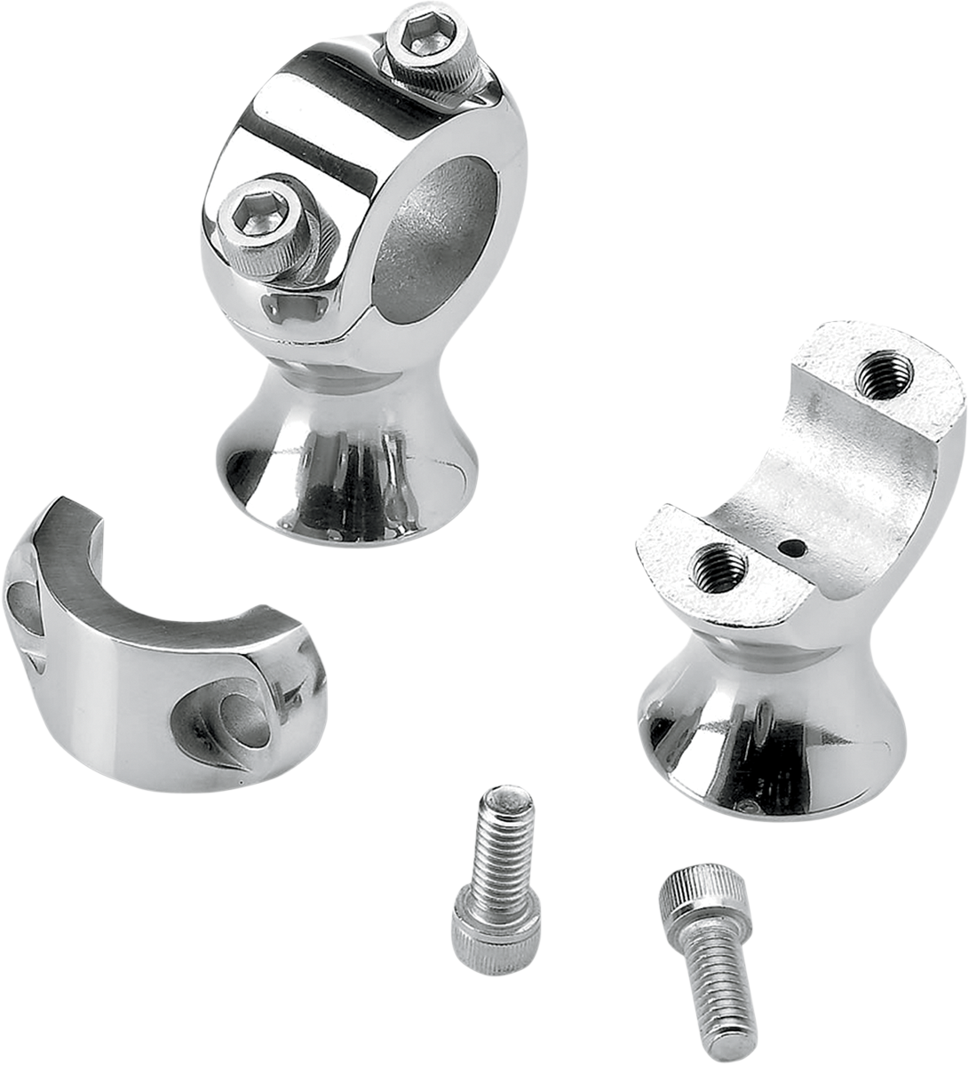 1-3/4" Slimline Handlebar Risers - Black