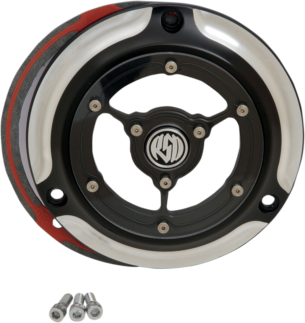 Clarity Derby Cover - Chrome - Big Twin