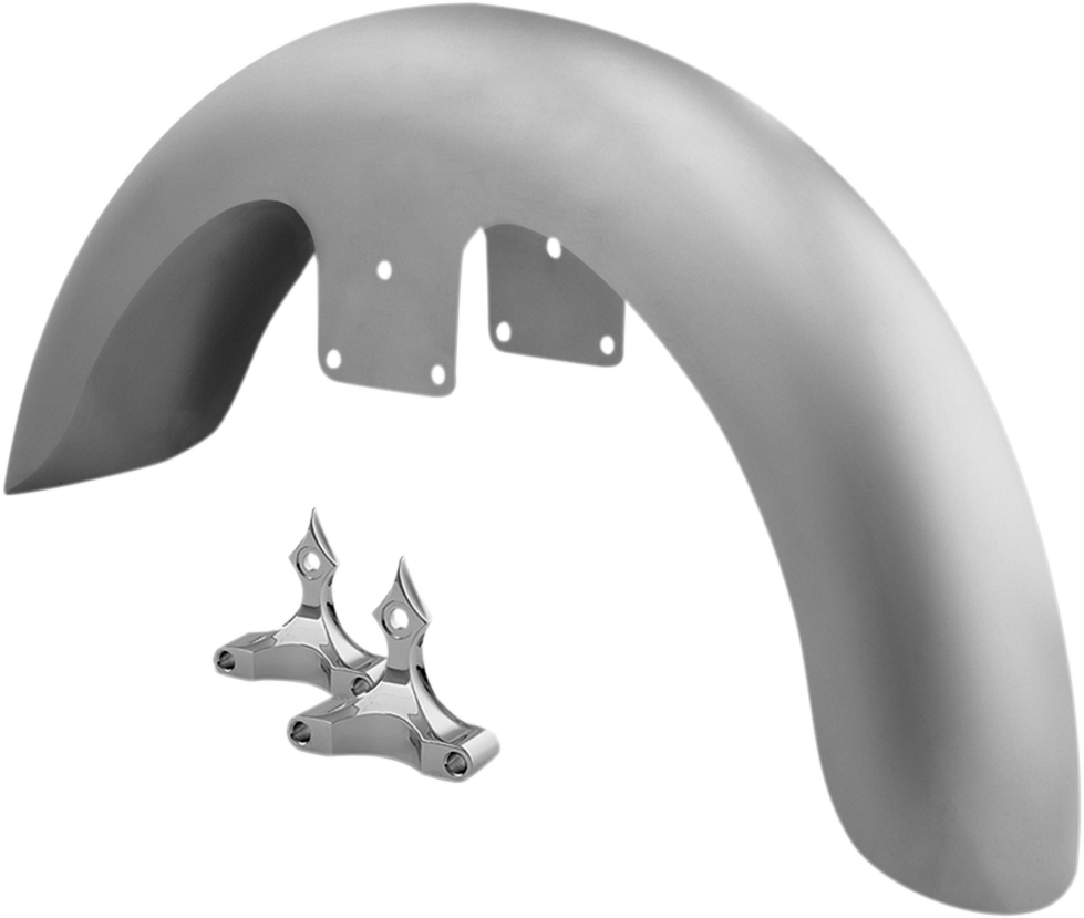 Phantom Front Fender Kit with Black Adapters - For 23" Wheel
