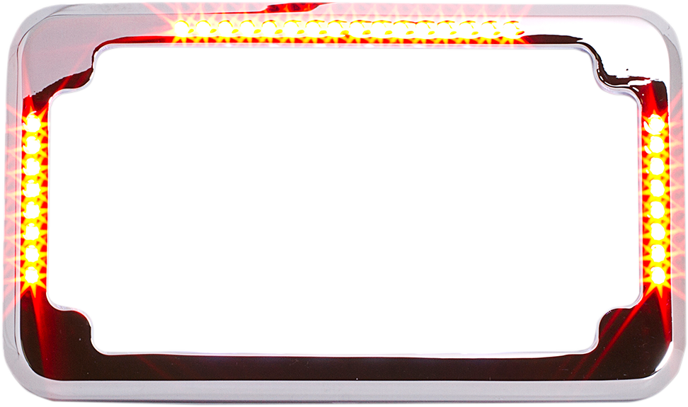 License Plate Frame - Flat - Black