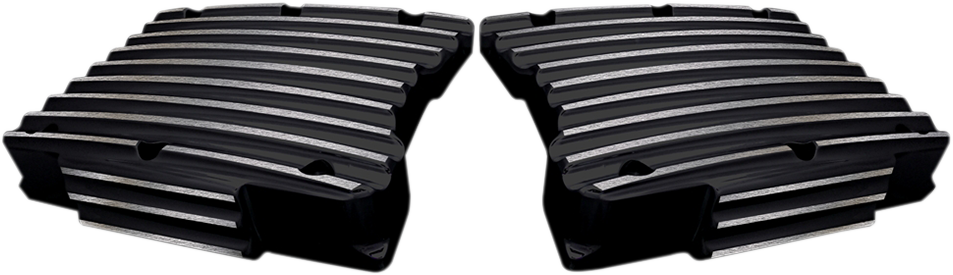 Rocker Box Cover - Dimpled Black - Twin Cam
