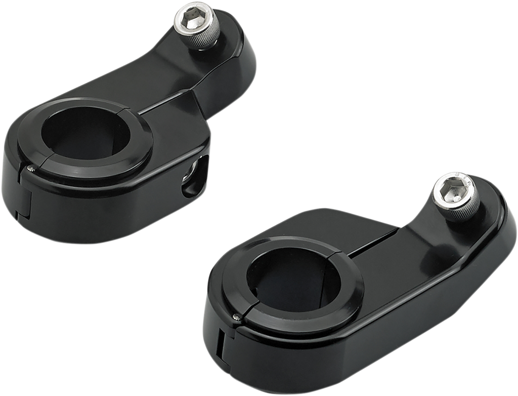 O/S Speed Clamps - Black Electroplated - Straight