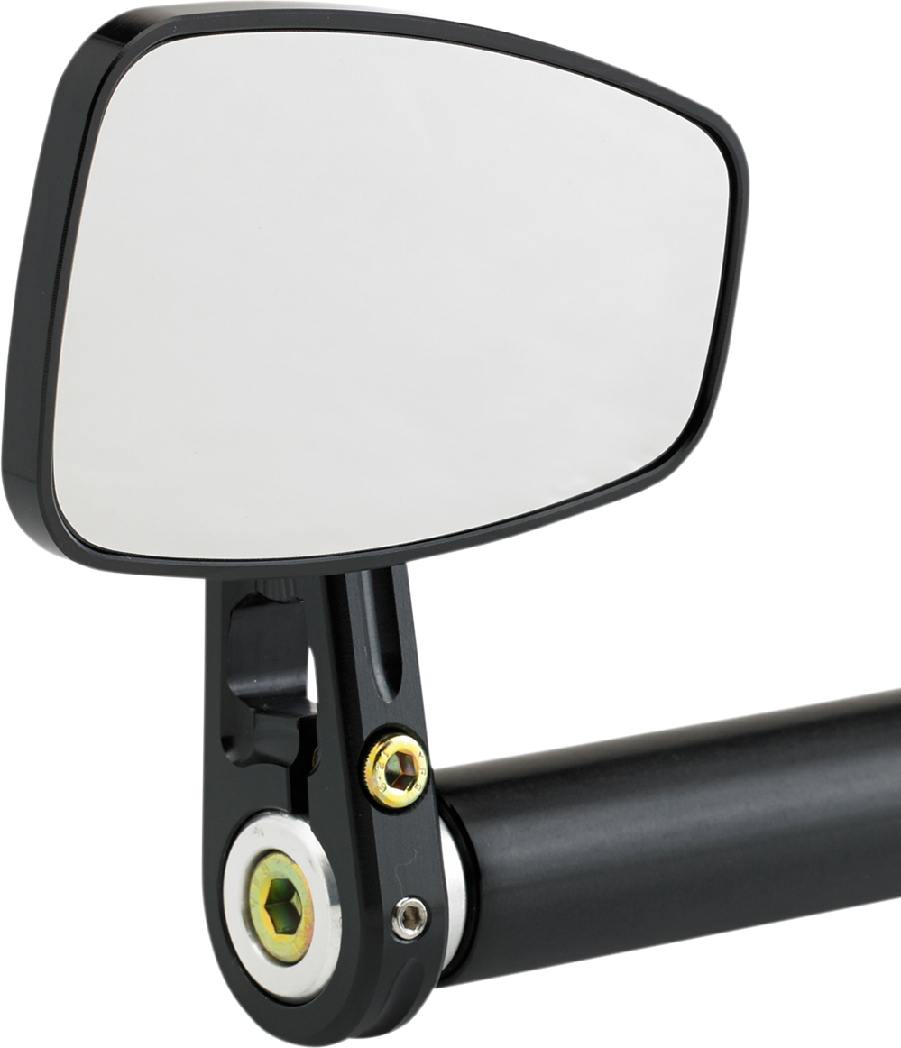 Mirror - Cafe - Side View - Rectangle - Black - Straight