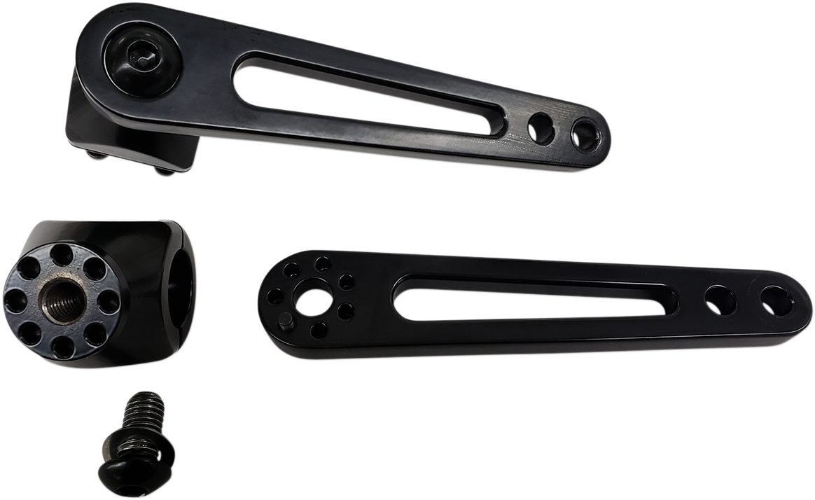 Adjustable Highway Peg Mounts - 1-1/4" - Black