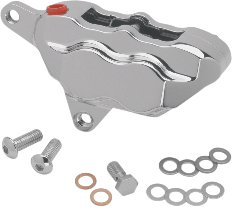 4-Piston Caliper - Dual Disc - Front - Chrome