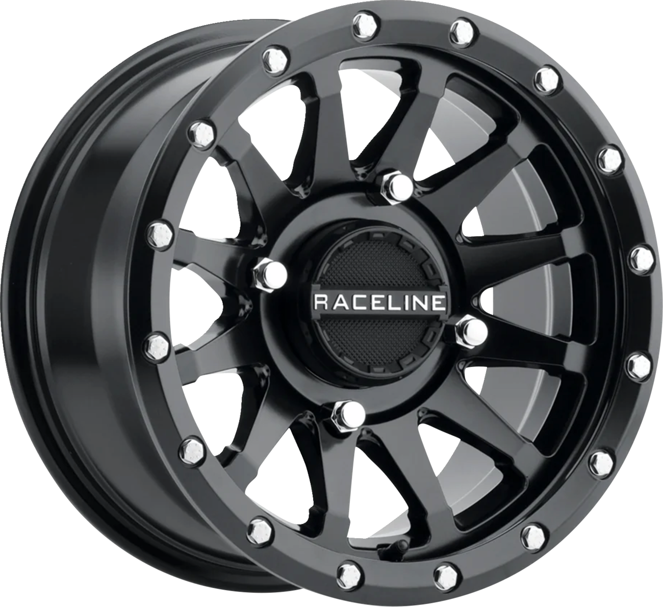 Wheel - Trophy - Simulated Beadlock - Front/Rear - Stealth Gray - 15x7 - 4/156 - 5+2 (+10 mm)