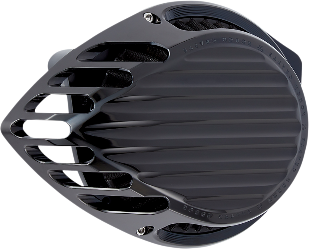 Finned Air Cleaner - Chrome