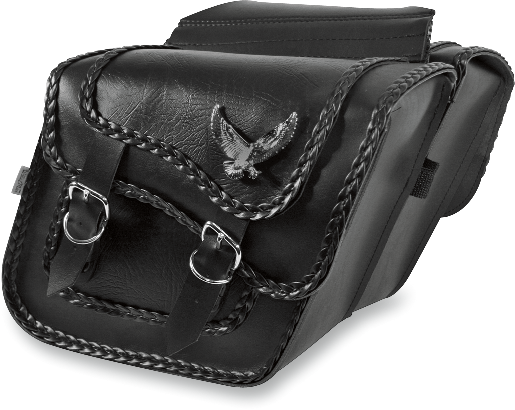 Black Magic Saddlebag - Black - Slant - Standard