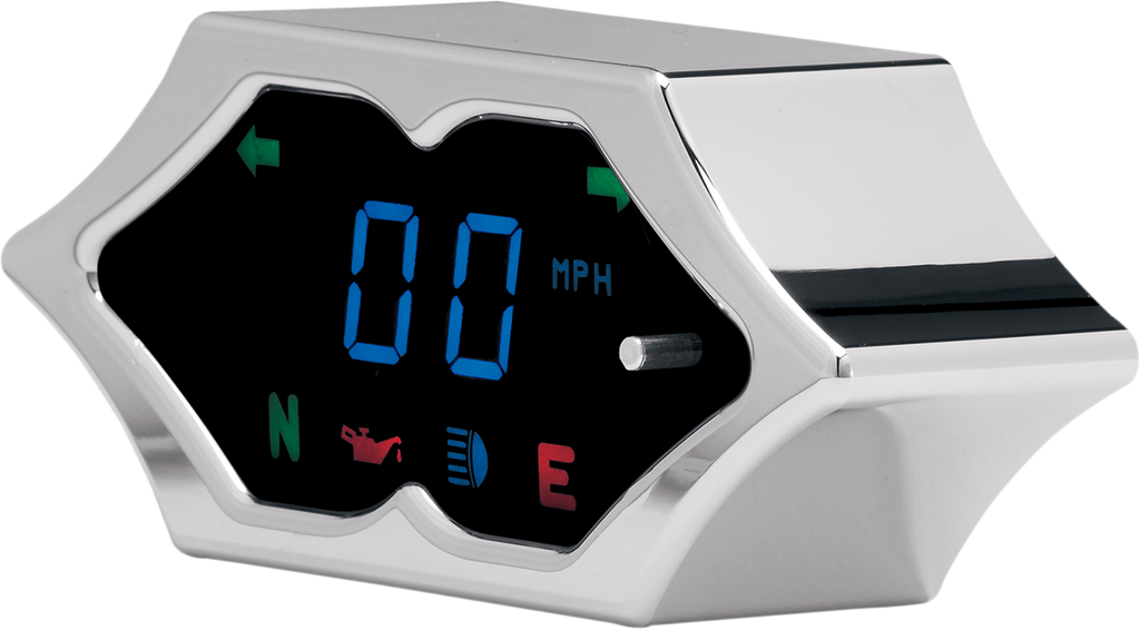 5000 Series Wave Speedometer - Black - 2" H x 4.25" W