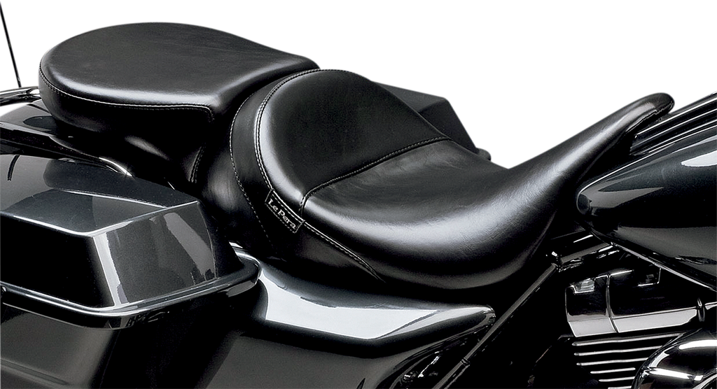 Aviator Pillion Pad - Narrow - Smooth - Black - FL '08-'23