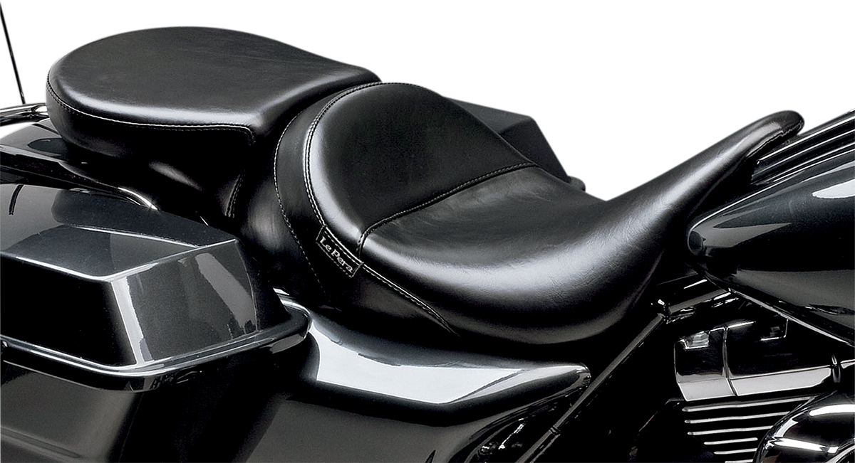 Aviator Pillion Pad - Narrow - Smooth - Black - FL '08-'23