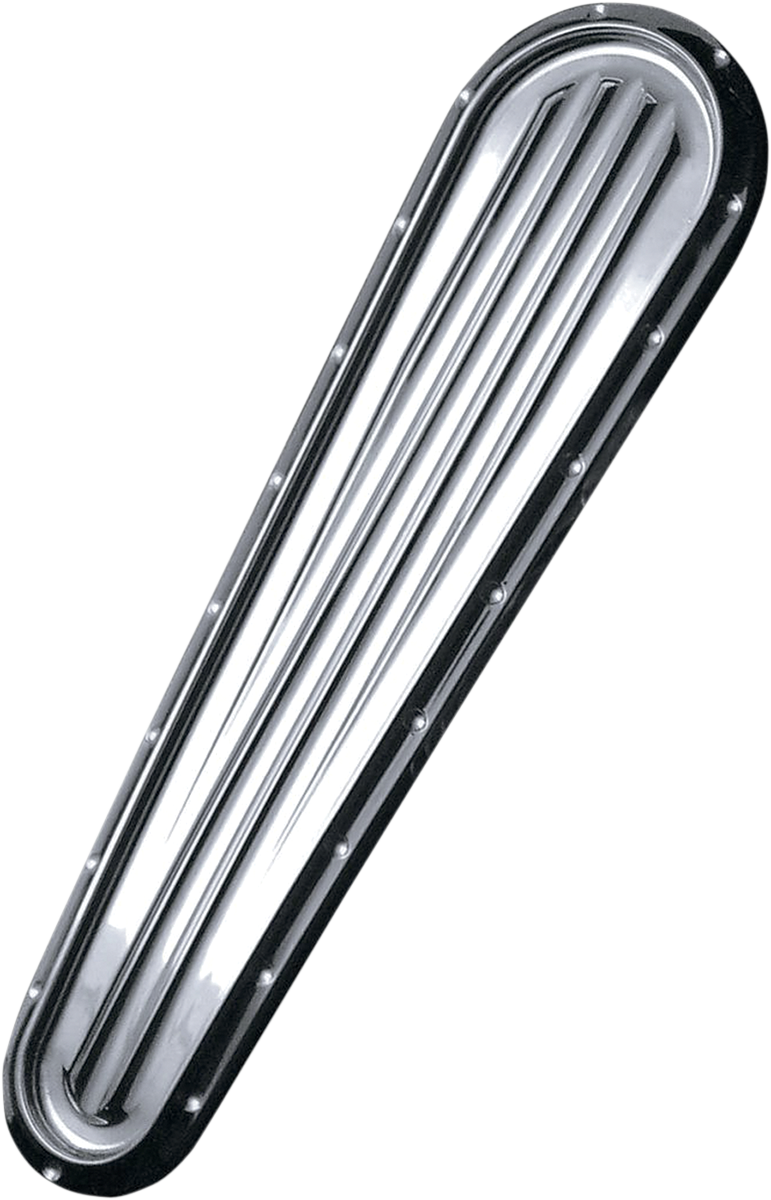 Dash Insert - Dimpled - Chrome