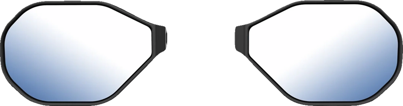 Tough-Mirror™ - Side View - Oval - Black - Left/Right