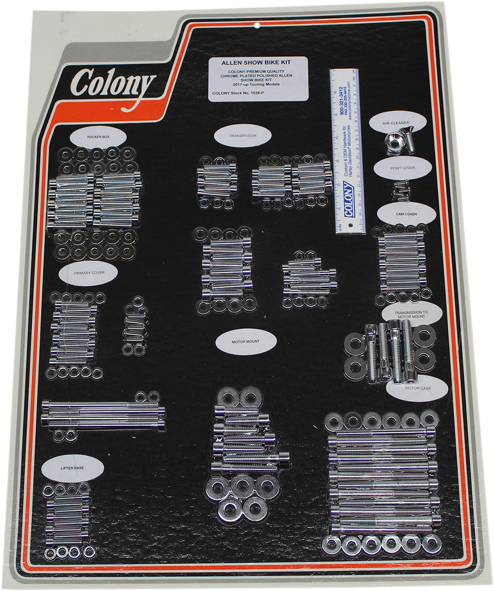 Bolt Kit - Engine - Chrome