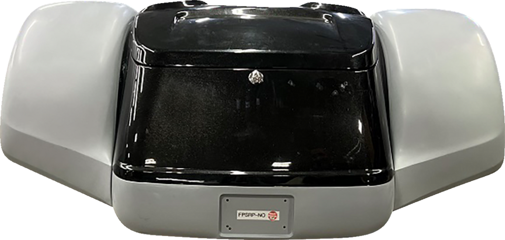 Pro Street Rear Fender - Chrome Plate Frame - Dual Outlet