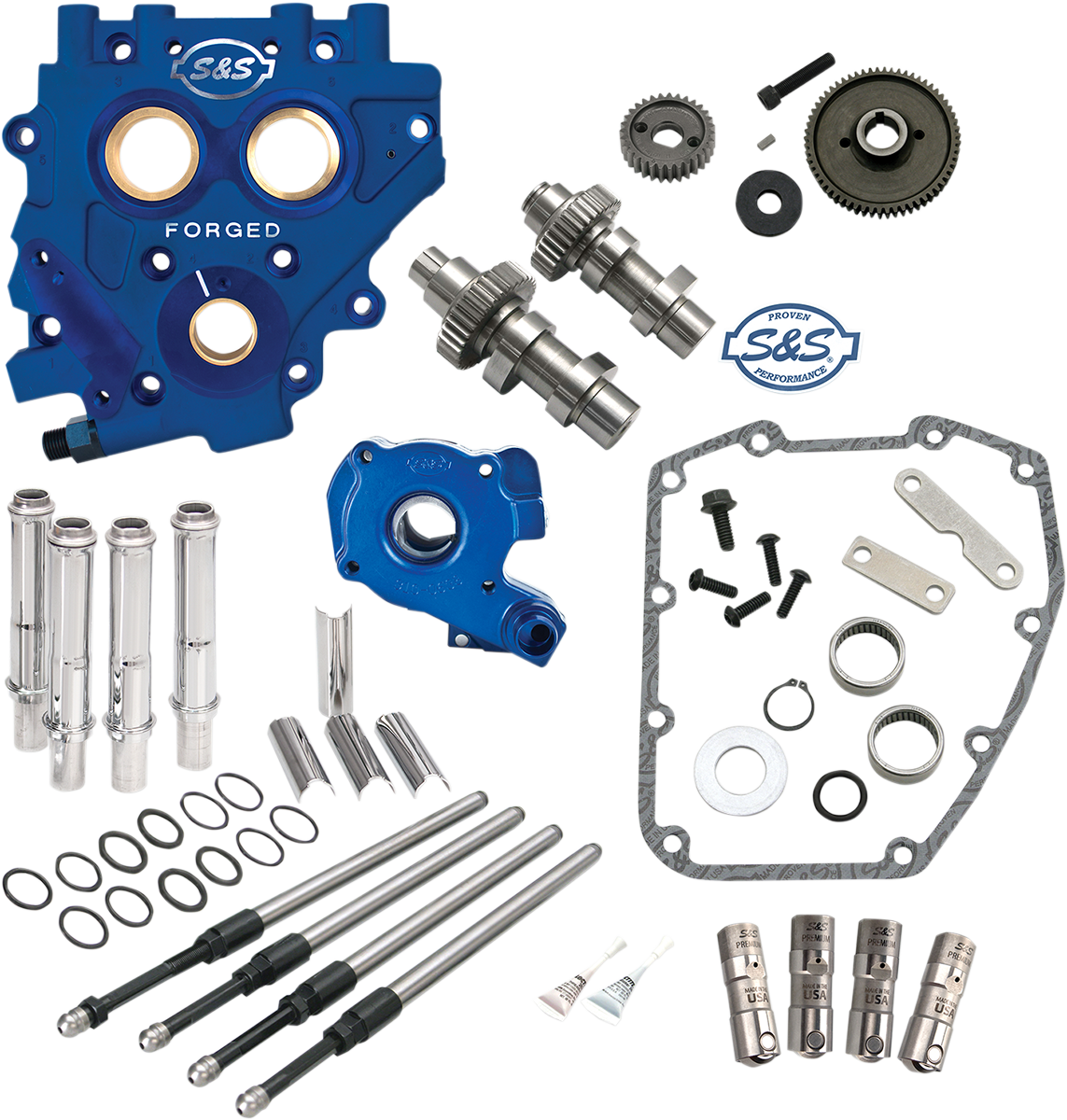 Cam Chest with Plate Kit - 585GE - Easy Start Cams - Twin Cam