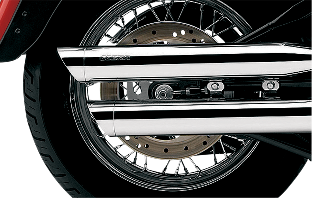 Chrome Slashcut Mufflers