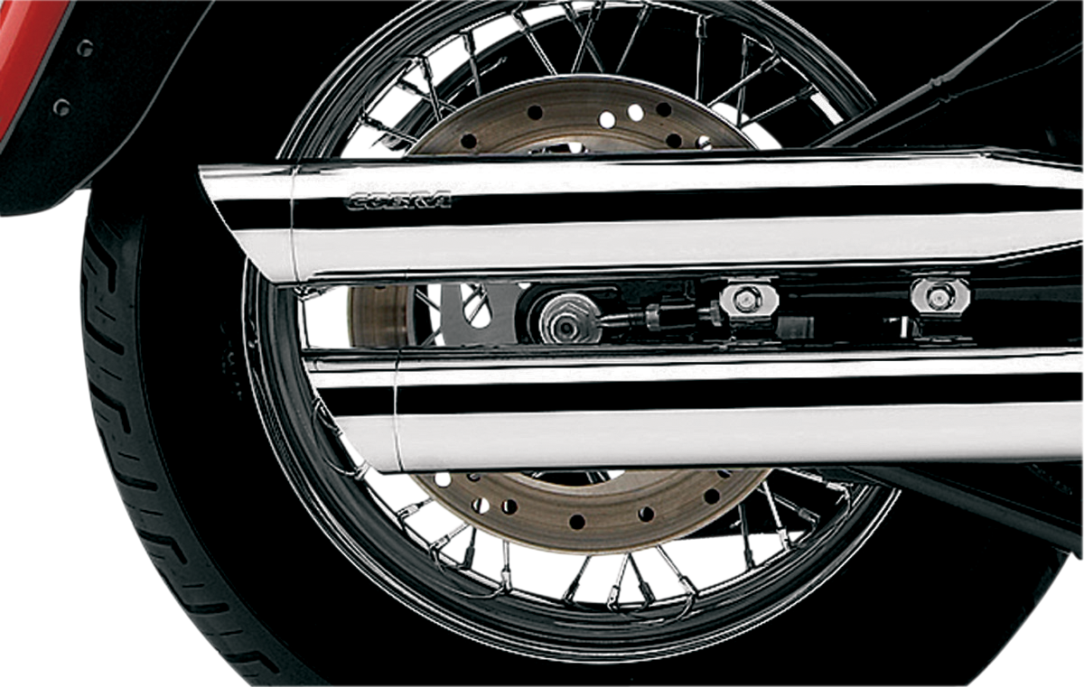 Chrome Slashcut Mufflers